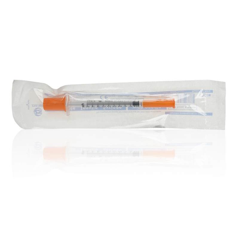 ZS Or Customized Free Sterile Disposable Medical Insuline Pen Injection Syringe With Needle 30g 31g 1/2