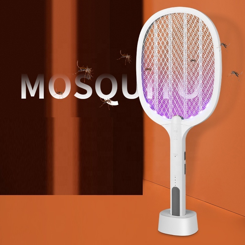 Household USB Rechargeable Electric Mosquito Racket & Electronic Mosquito Swatter