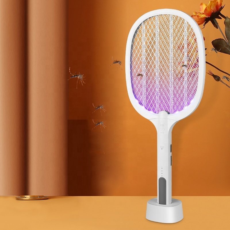 Household USB Rechargeable Electric Mosquito Racket & Electronic Mosquito Swatter