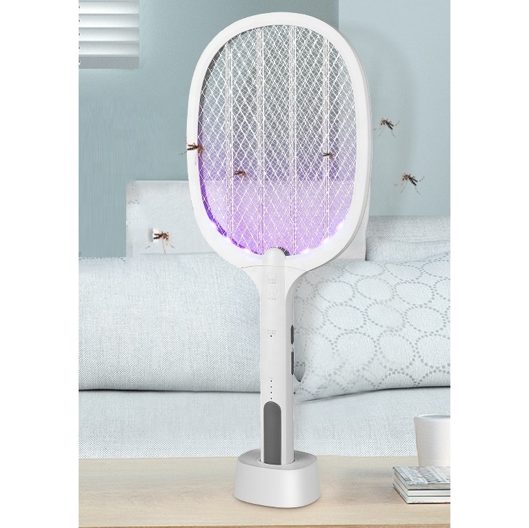 Household USB Rechargeable Electric Mosquito Racket & Electronic Mosquito Swatter