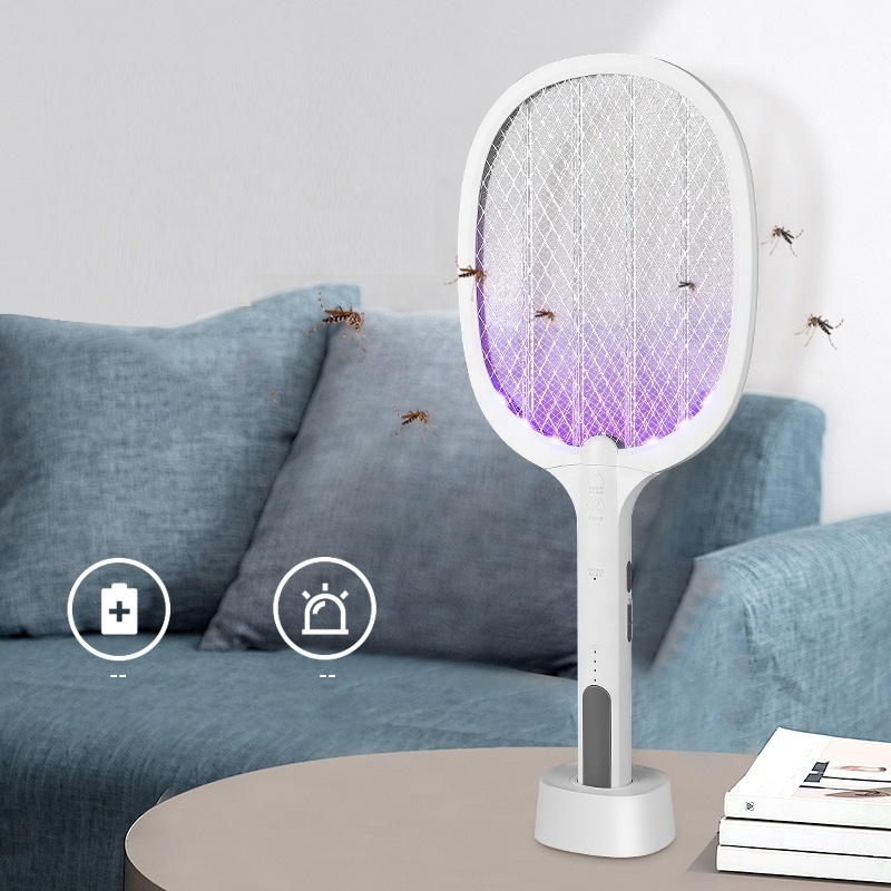 Household USB Rechargeable Electric Mosquito Racket & Electronic Mosquito Swatter