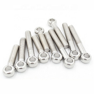 GB798 304 Stainless Steel Joint Lifting Ring Screws Eyebolt Fish Hole Eye Anchor Bolts M4 M5 M6 M8 M10 M12 M14 M16 M18 M20 M24