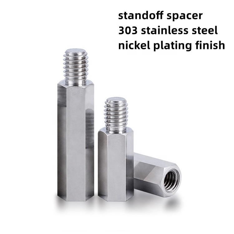 303 Stainless Steel Metal Hex Male Female Thread Distance Screw Bolt PCB Board Support Standoff Spacer M2 M2.5 M3 M4 M5 M6