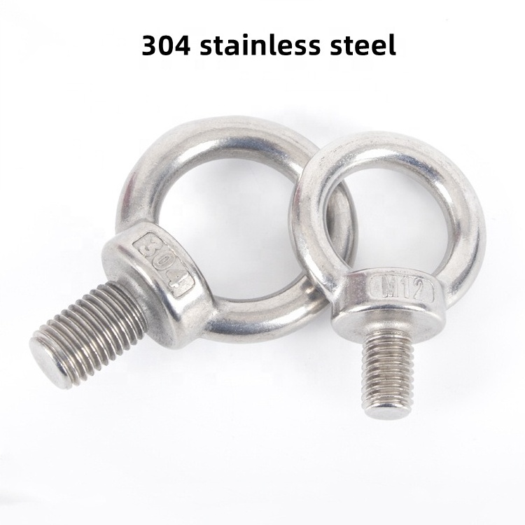 304 stainless steel Lifting Eye Screw Bolt M3 M4 M5 M6 M8 M10 M12 M14 M16 Eyebolt