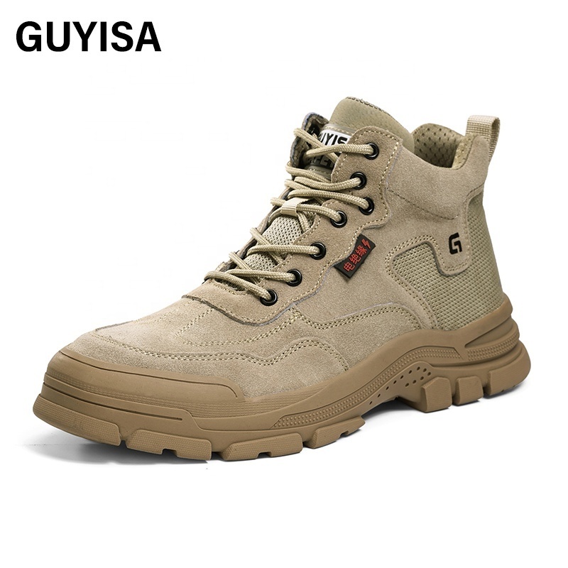 GUYISA Insulated 10KV boot safety shoes Anti-puncture electrician safety work boots