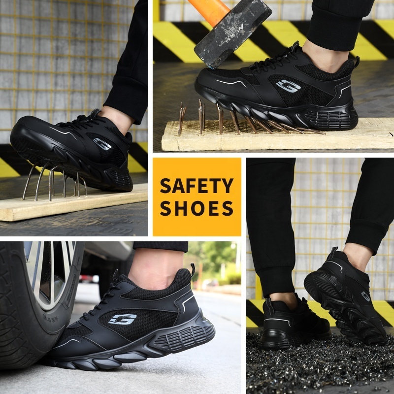 GUYISA High Quality Winter Work Boot Lightweight and Comfortable Steel Toe Safety Shoes with PU and Mesh Insoles on Sale