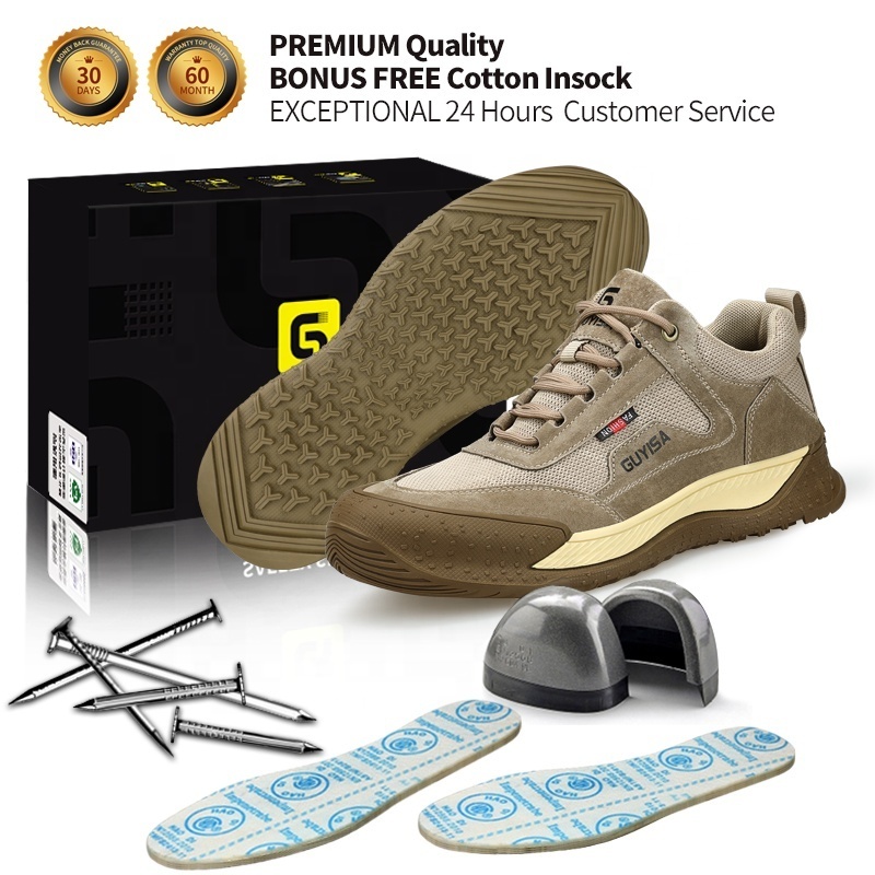 GUYISA Manufacturers direct selling safety shoes sneaker among young people's popular steel toe safety shoes