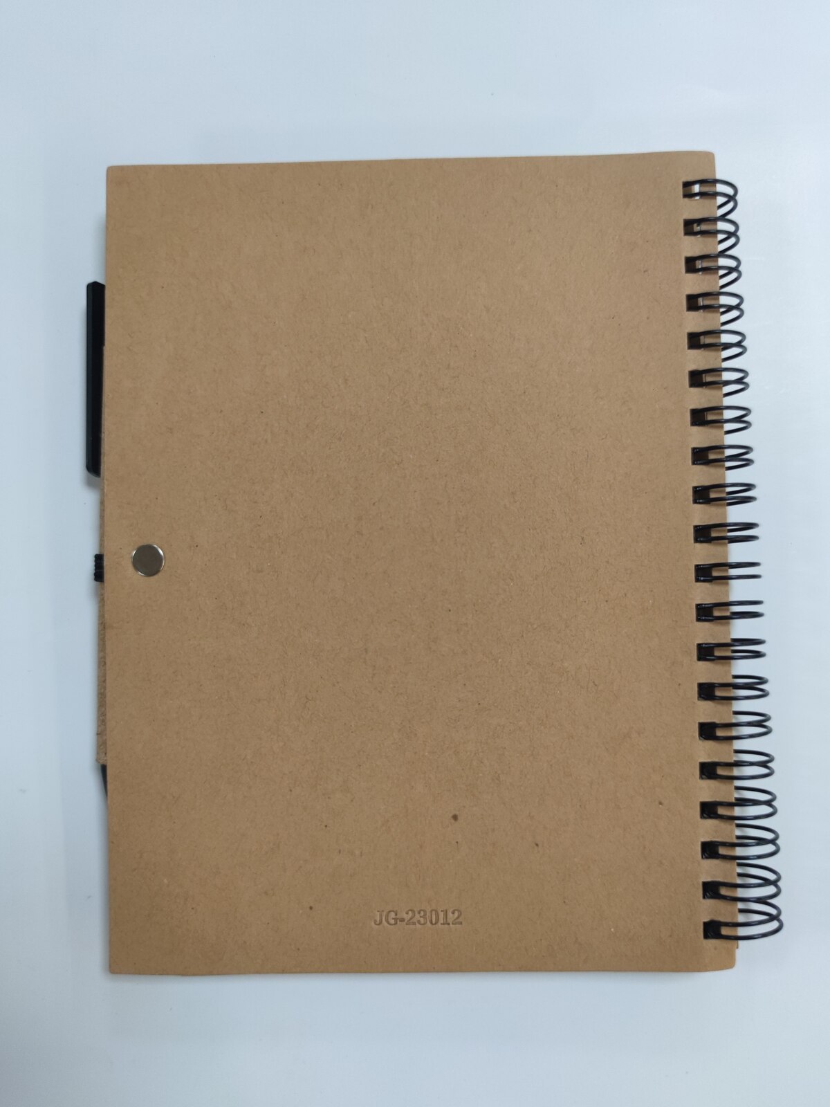 B6 Double Wire-o Spiral Notebook Cork And Black Card Cover Notebook With Cork Pen Attached