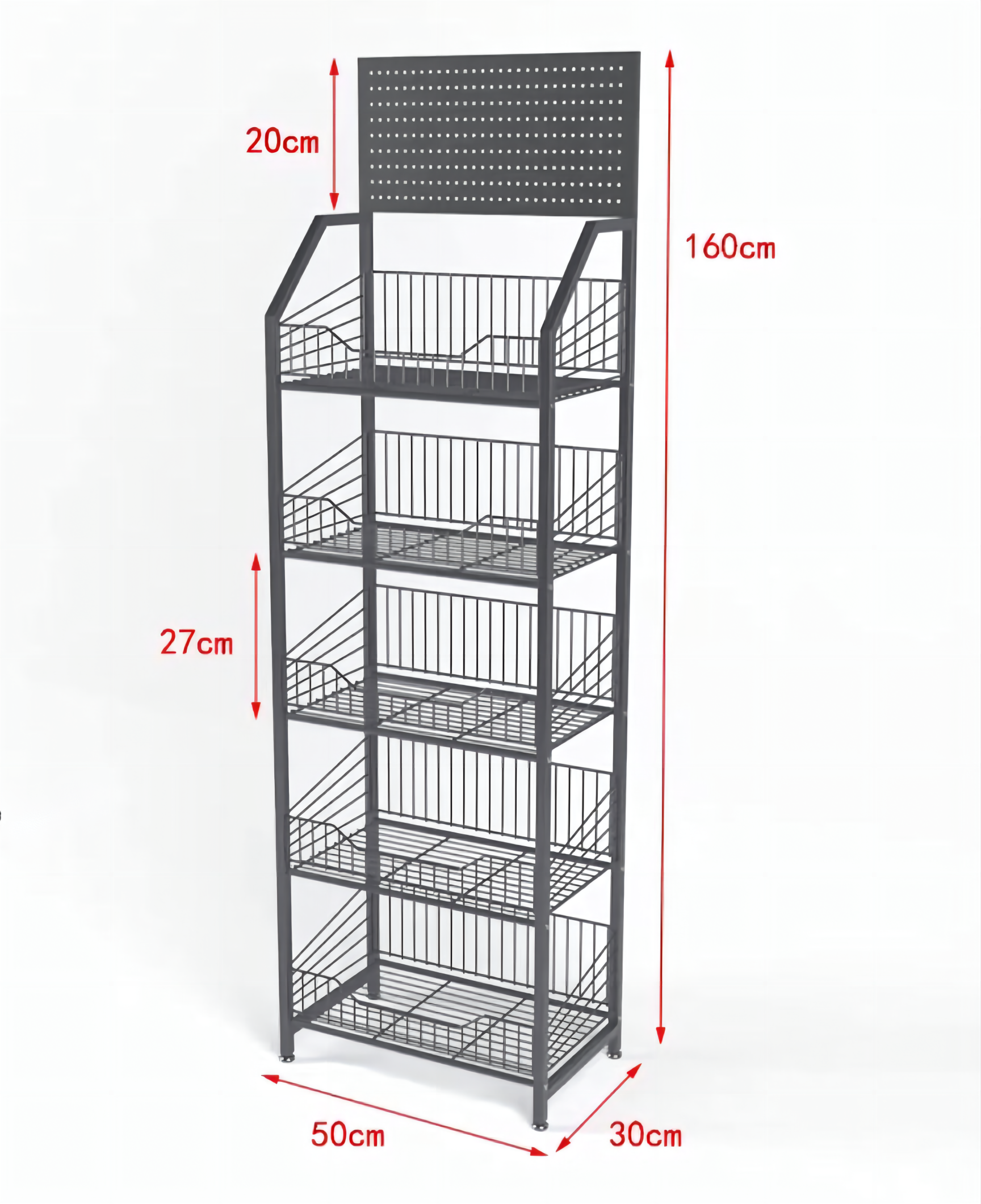 Manufacturers wholesale super low price metal display shelf, cosmetics shelf, snack shelf