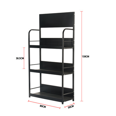 customized Metal customized with small quantity lubricant oil displays rack gas station display rack Metal display rack