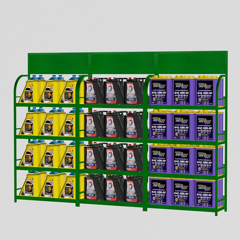 Display Stand Rack For Lubricant Engine Oil In 4s Car Shop Fitting