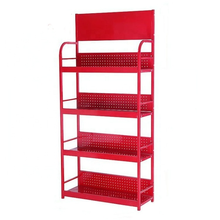 Custom durable floor metal engine oil display stand,motor oil display shelf,Display Racks