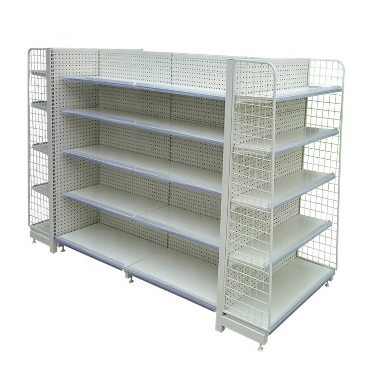 Customized Good Quality storage shelves metal, shelving shop, retail shelf Metal display rack