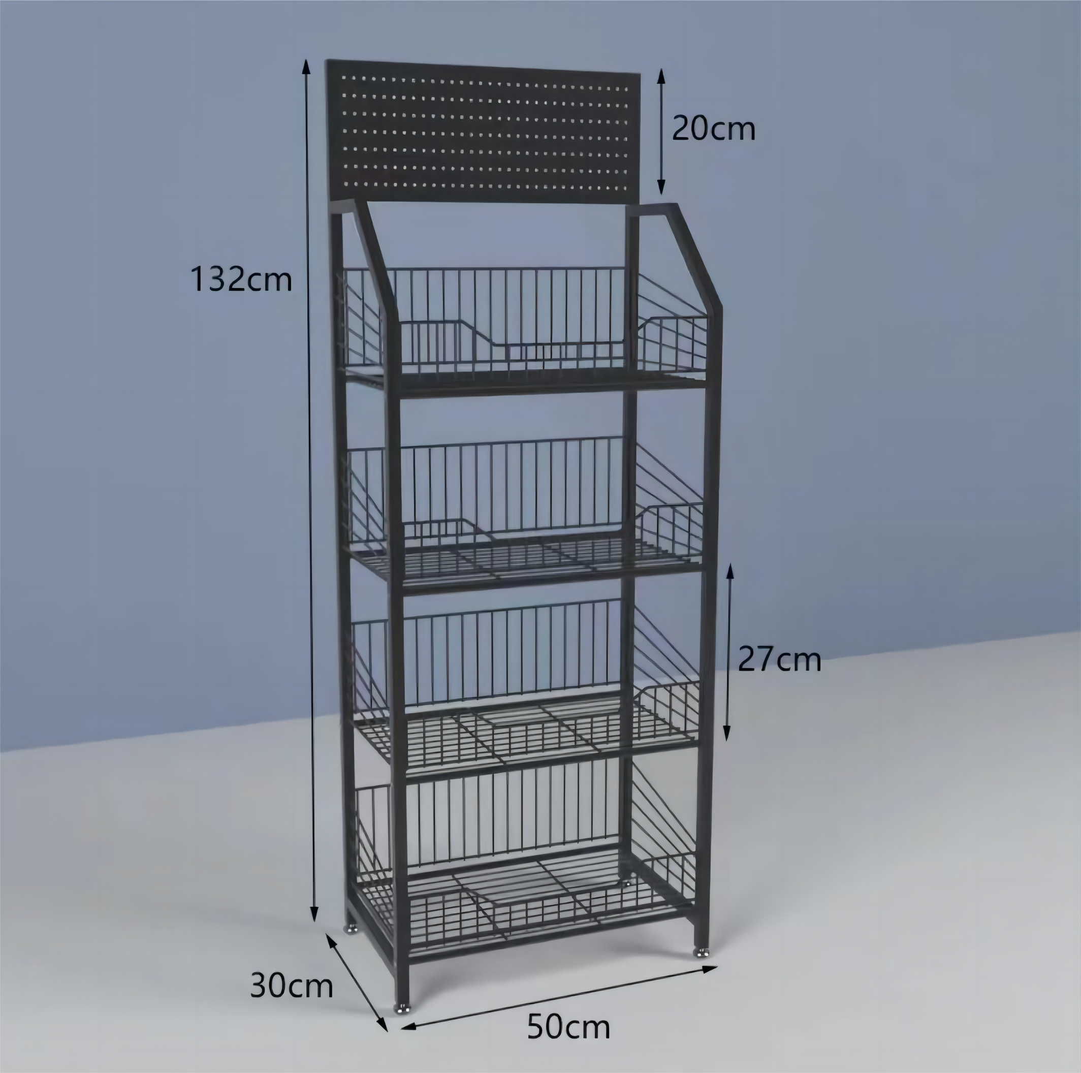 Manufacturers wholesale super low price metal display shelf, cosmetics shelf, snack shelf