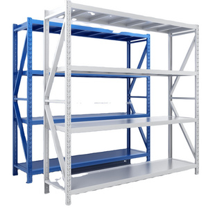 Industrial Storage Shelves Steel Warehouse Rack for Wholesale Storage Shelves 10 Standard Export Carton Packing 4 or Customized