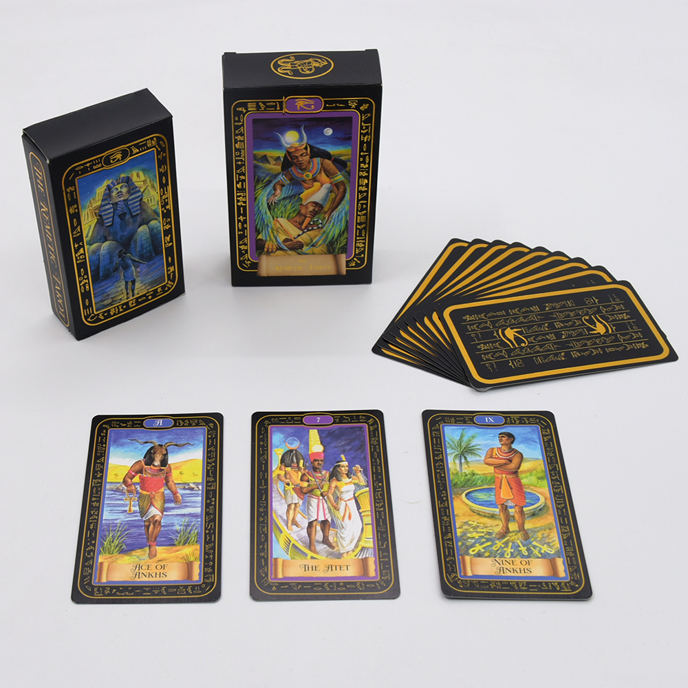 Custom tarot en espanol Oracle Cartas Printing Inspire Positive Affirmation Deck Tarot Card With Guidebook