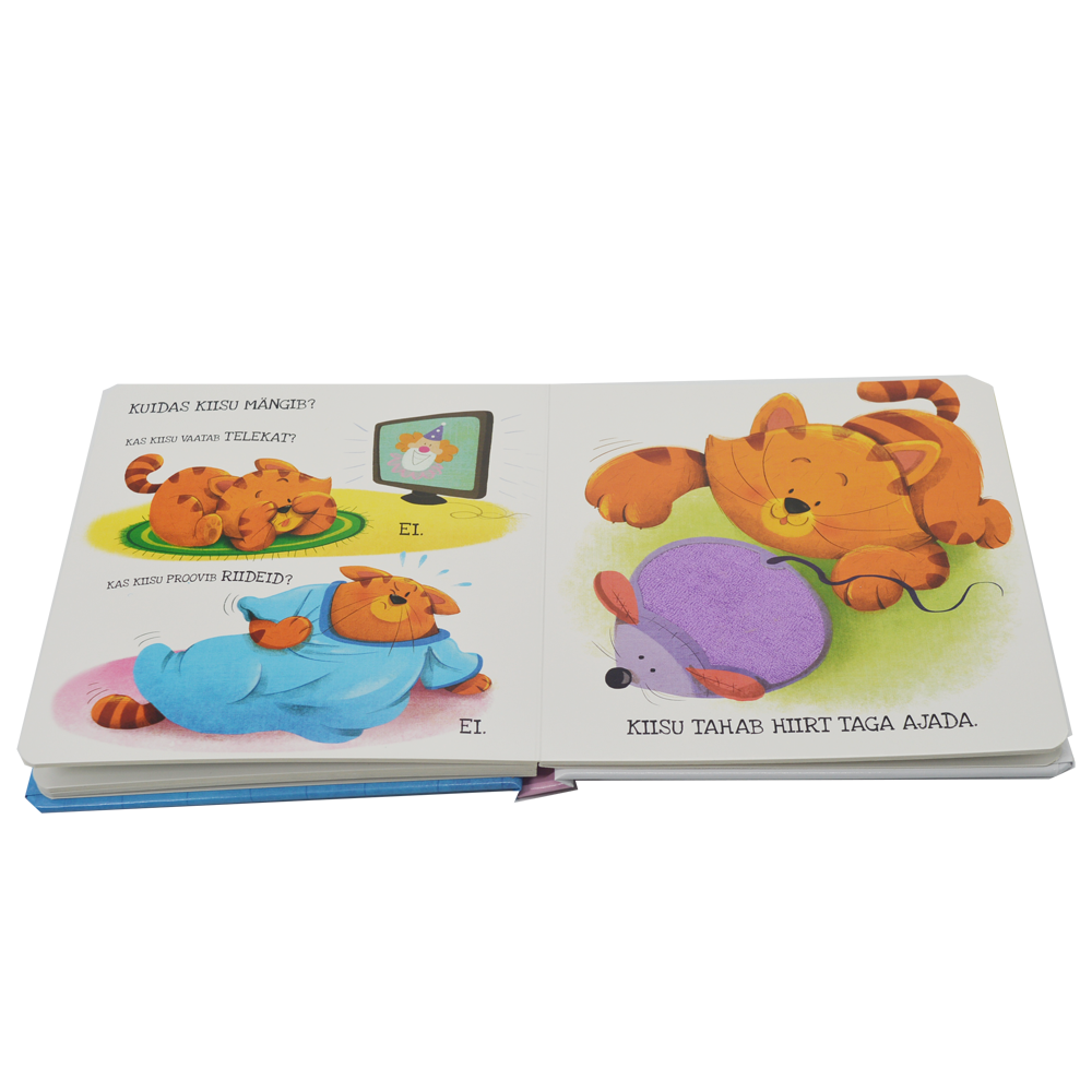 Low Price Custom Hardcover Comic Board Children's Book Touch And Feel Children's Story Book