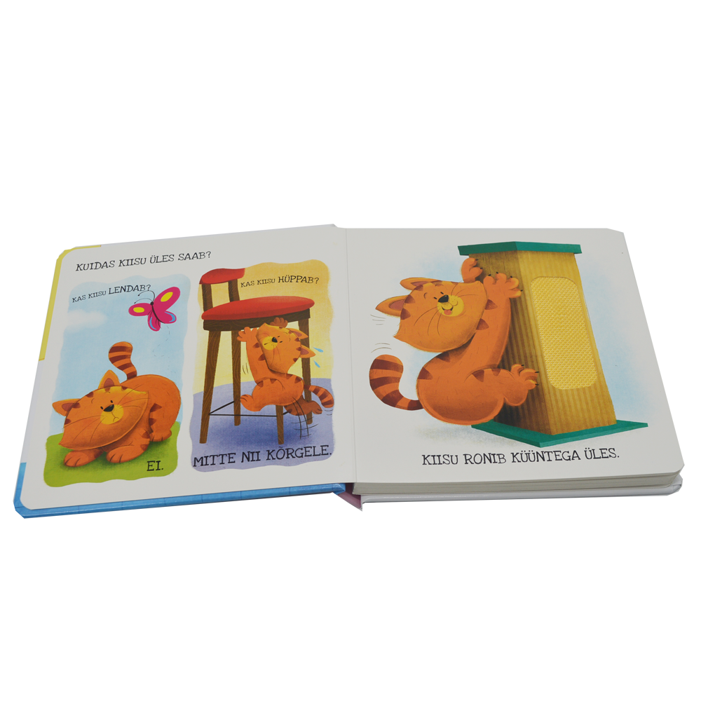 Low Price Custom Hardcover Comic Board Children's Book Touch And Feel Children's Story Book