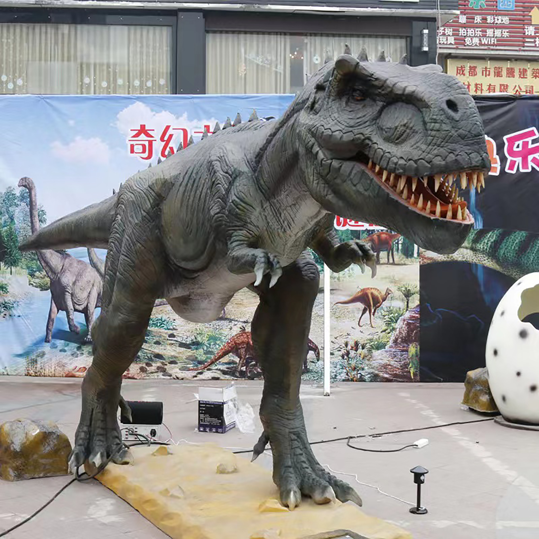 Jingujin  animatronic dinosaur life size faultless dinosaur park realistic simulated animatronics for park