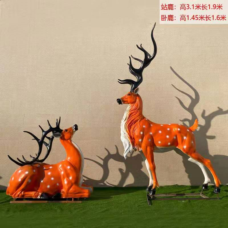 Jingujin Direct Selling fiberglass sculpture weight Strength fiberglass giraffe sculpture