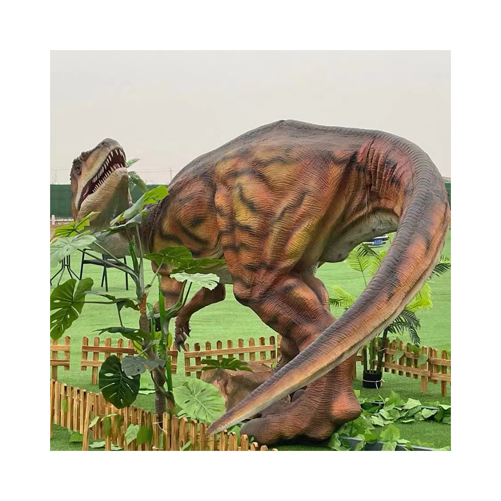 Jingujin Hot Sale animatronic rideable dinosaur simulation animatronic dinosaur hand puppet for amusement park