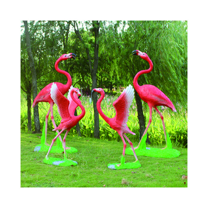 Jingujin Cheap statue figure fiberglass flamingo sculpture fiberglass deer statue animal sculpture statue for art