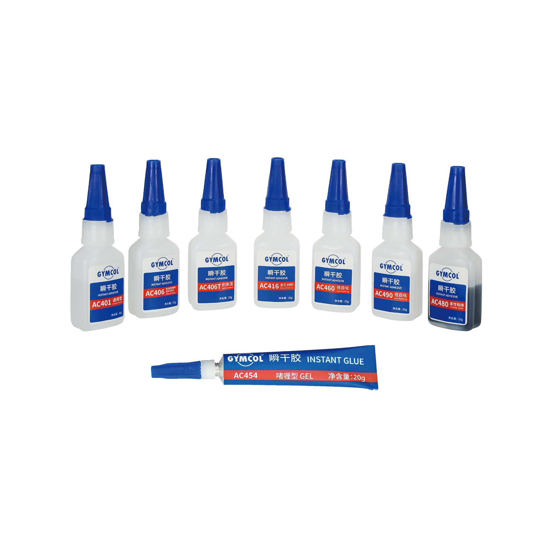 Metal Rubber Plastic Cyanoacrylate Ceramic Transparent Liquid Instant Super Glue