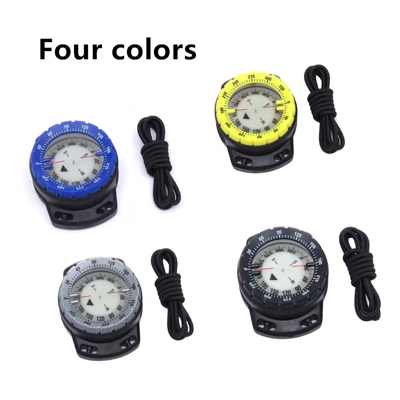 New diving equipment Outdoor diving compass light up at night Wrist Survival Emergency compass watch