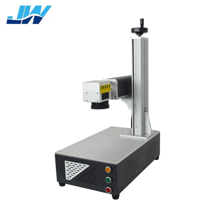 JW Disassembled  Desktop Mini Galvo Scanner Align System All In One  Raycus Max Fiber Laser Nameplate Marking Machine