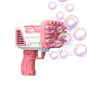 Most Popular Kids Pink Toys Large Machine Bazooka Toy Bubble Gun For Girls