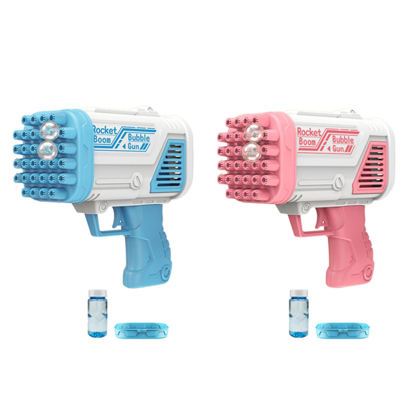 Most Popular Kids Pink Toys Large Machine Bazooka Toy Bubble Gun For Girls