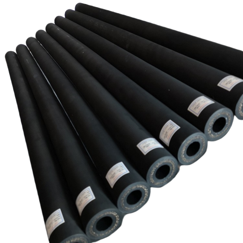 Wear-resistant rubber hose for grouting and discharging mud in subway tunnel