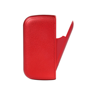 new leather cigarette case cover cigarette case holder container box three chambers lighter holder case