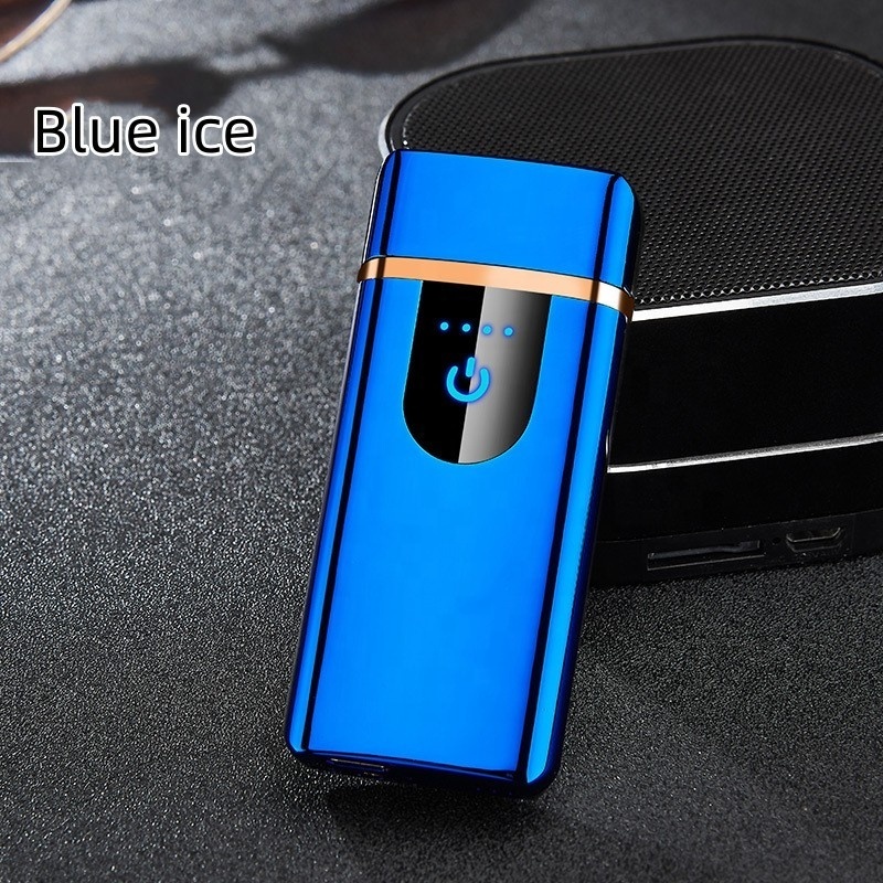 Custom Touch Sensing Gas Electric Dual Use Lighter Tungsten Wire Lighting Creative USB Electronic Cigarette Lighter