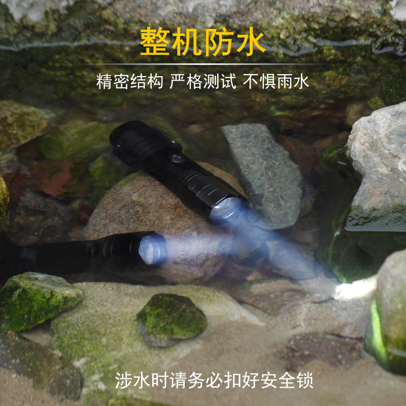 The most popular portable waterproof USB rechargeable multifunctional outdoor flashlight lighter