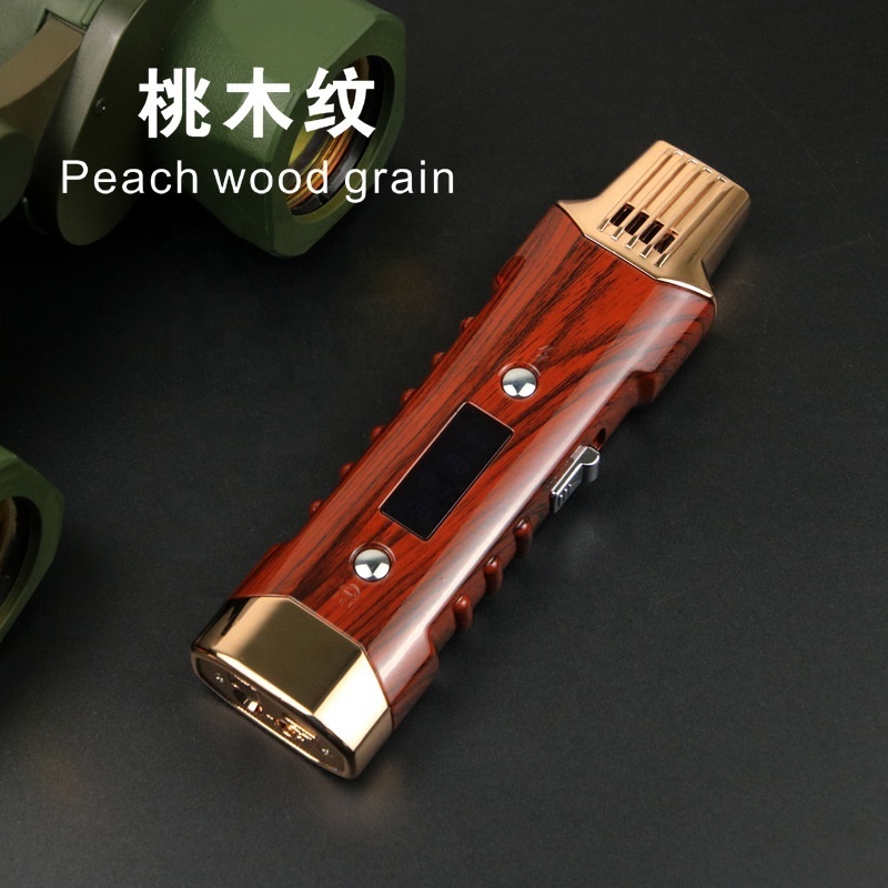 Multi-Function Double Arc Lighter Double Flame Lighter Flash Light USB Charging Power Display Windproof Cigarette Cigar Lighters