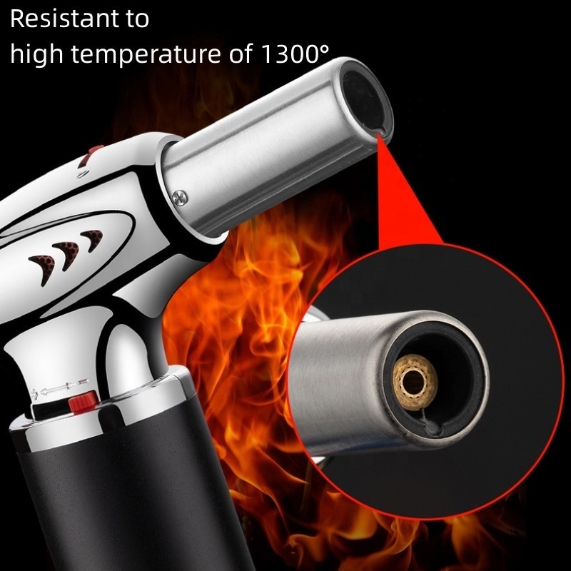 Wholesale Spray Gun Soft And Hard Fire Can Be Switched And Fixed Fire Table Outdoor Barbecue Kitchen Torch Lighter