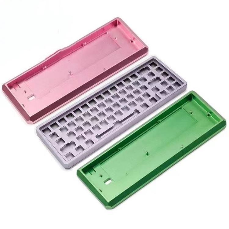 Tenshi polycarbonate bakeneko keyboards custom DIY 75% 65% aluminum mechanical keyboard cnc machining frosted PC keyboards case