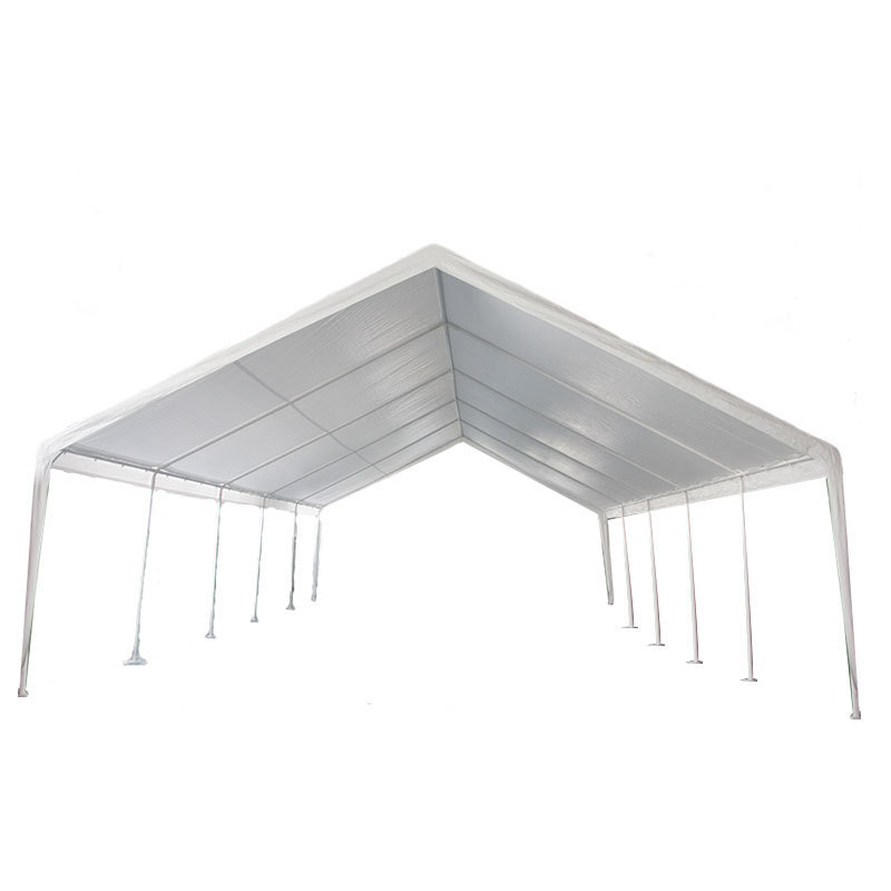 2024  JINGXIN New Design Heavy Duty Party Tent Outdoor Car Canopy awning With Sides White (17x33 ft)