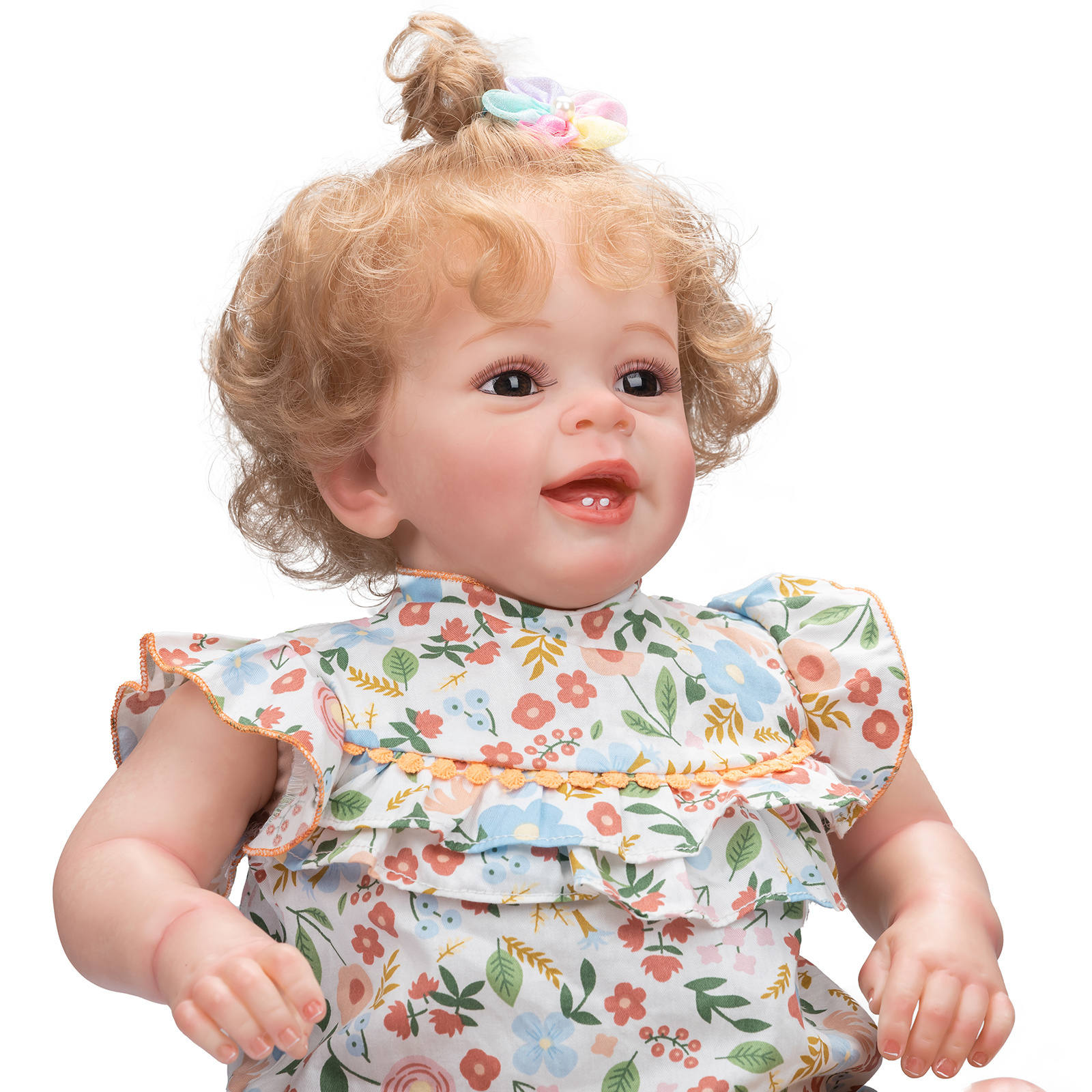 60CM Big Real Baby Size Reborn Princess Girl Doll  Lifelike 3D Painting With Visible Veins Collectible Art Dolls