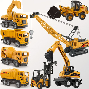 Hot Selling Toy Alloy Metal Excavator Truck Wheel Loader Diecast Model Car Toy Engineering vehicle