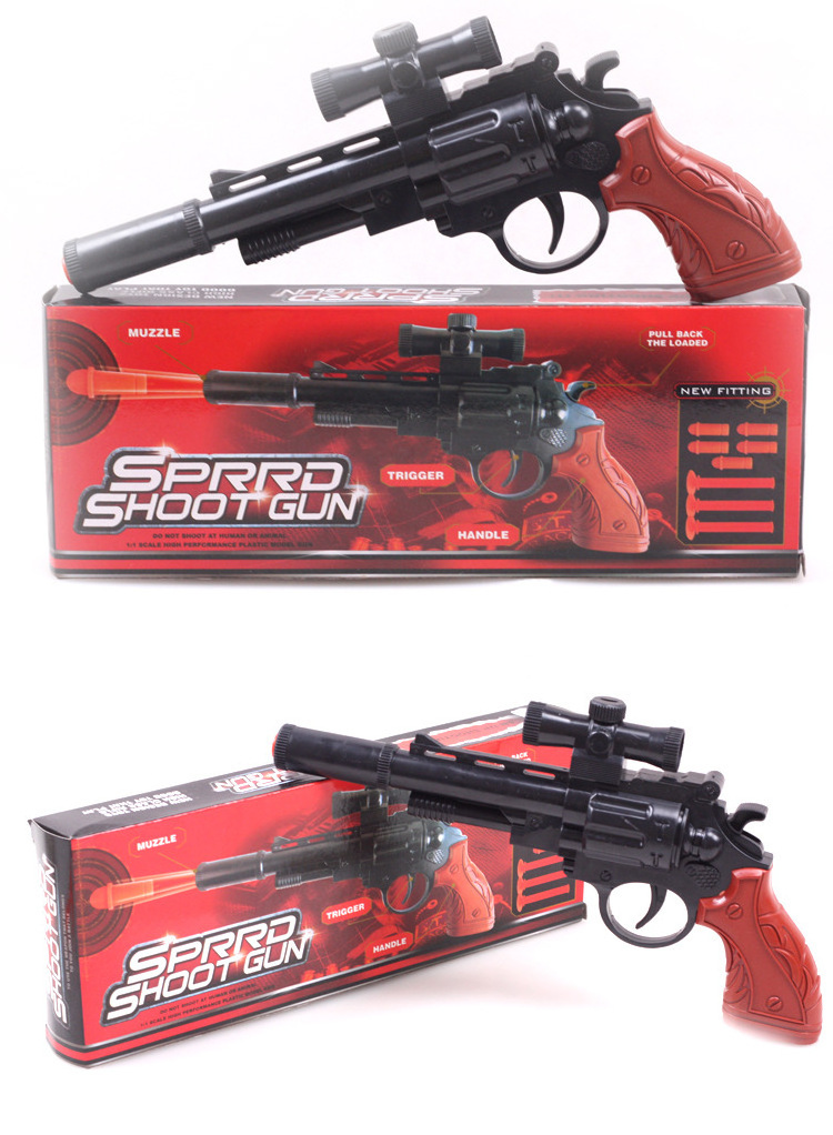 Hot Sale Lifelike Revolver Gun Toys Safe Soft Bullet Pistol Gun Toys For Boys