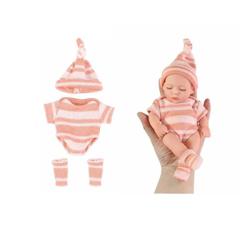 20cm Doll Clothes reborn baby Dolls Accessories Suit Clothes mini Dolls Kids Toys Accessories girl Dressing clothes