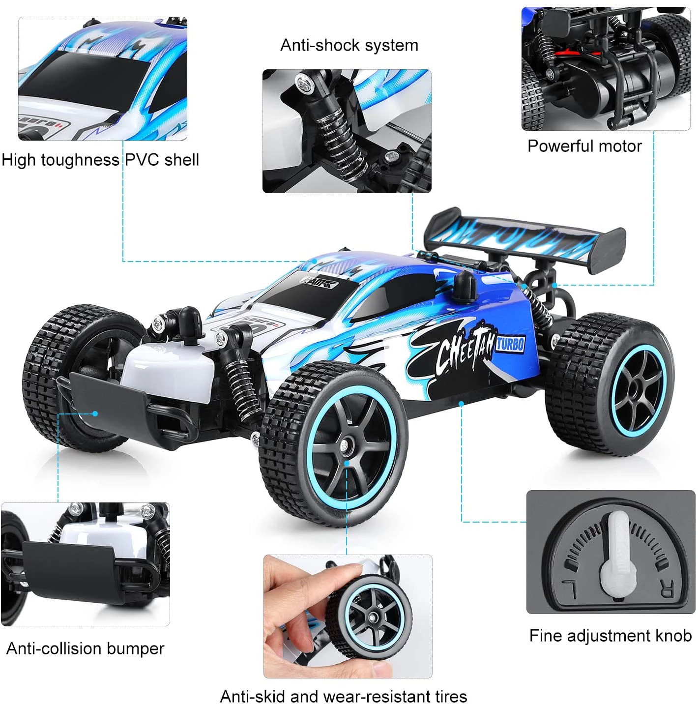 RC Car High Speed Car Radio  Machine 1:20 Remote Control Car 20km/h Toys For Children Kids Gifts RC Drift