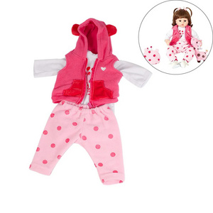 45CM Baby Fashion Doll Jump Suits Fit Reborn Baby Doll Clothes Doll Accessories DIY Toy Gifts