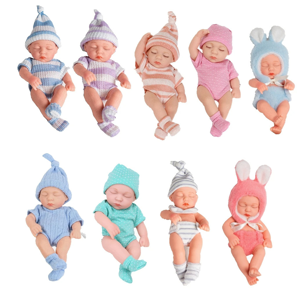 20cm Doll Clothes reborn baby Dolls Accessories Suit Clothes mini Dolls Kids Toys Accessories girl Dressing clothes