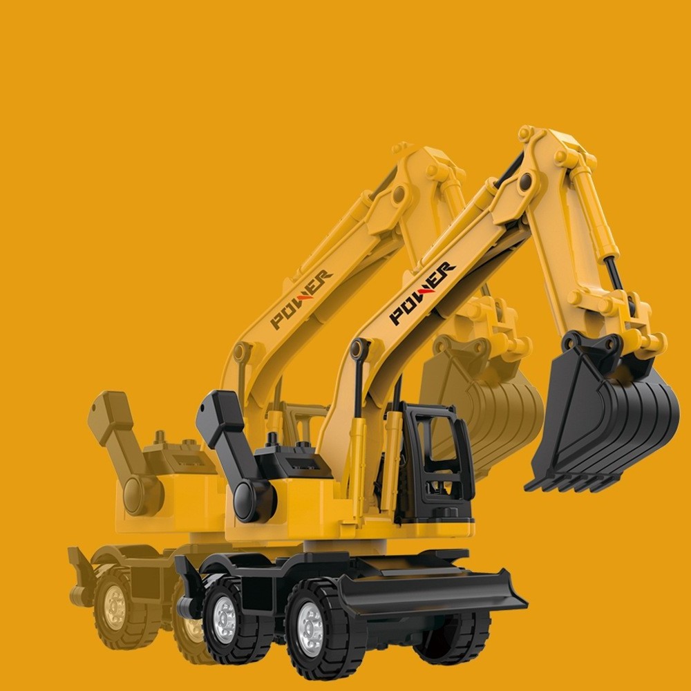 Hot Selling Toy Alloy Metal Excavator Truck Wheel Loader Diecast Model Car Toy Engineering vehicle