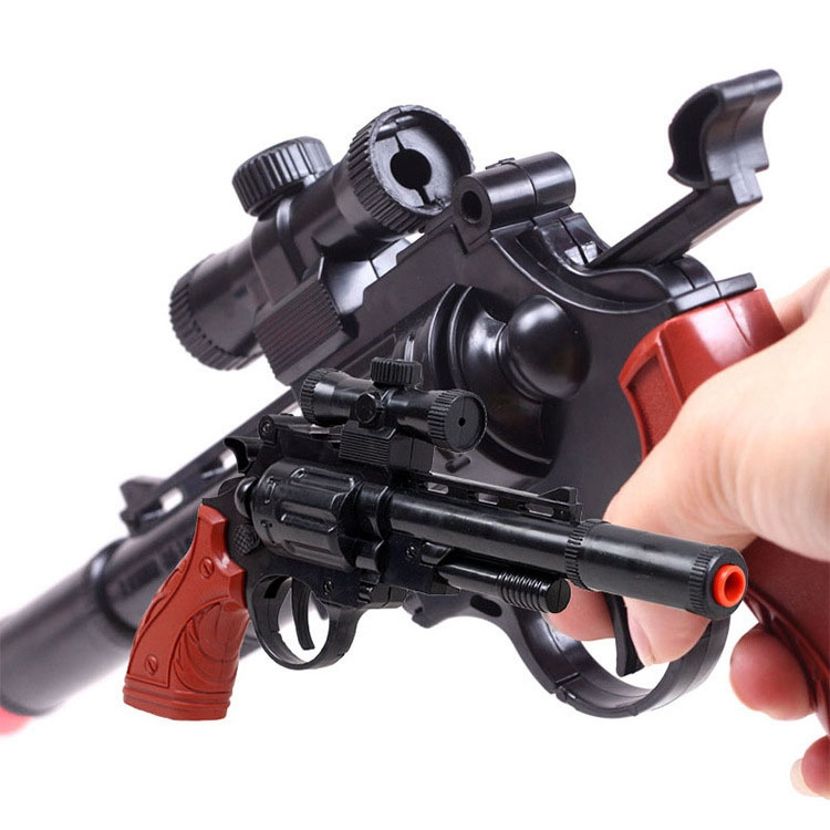 Hot Sale Lifelike Revolver Gun Toys Safe Soft Bullet Pistol Gun Toys For Boys