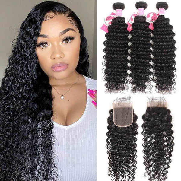 Wholesale Vendors Top Quality Grade 10a 12a Raw Indian Brazilian Russian Virgin Hair  Bundles With Closure