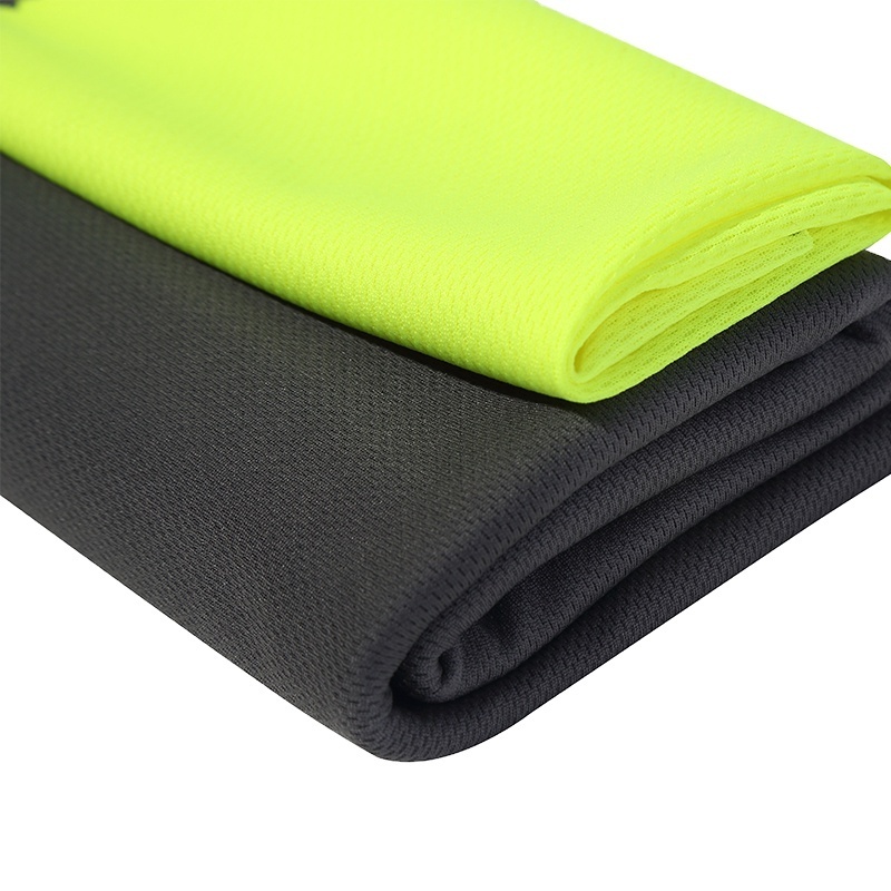 100% polyester black bird eye mesh fabric for clothing cubicle curtain bag sportswear